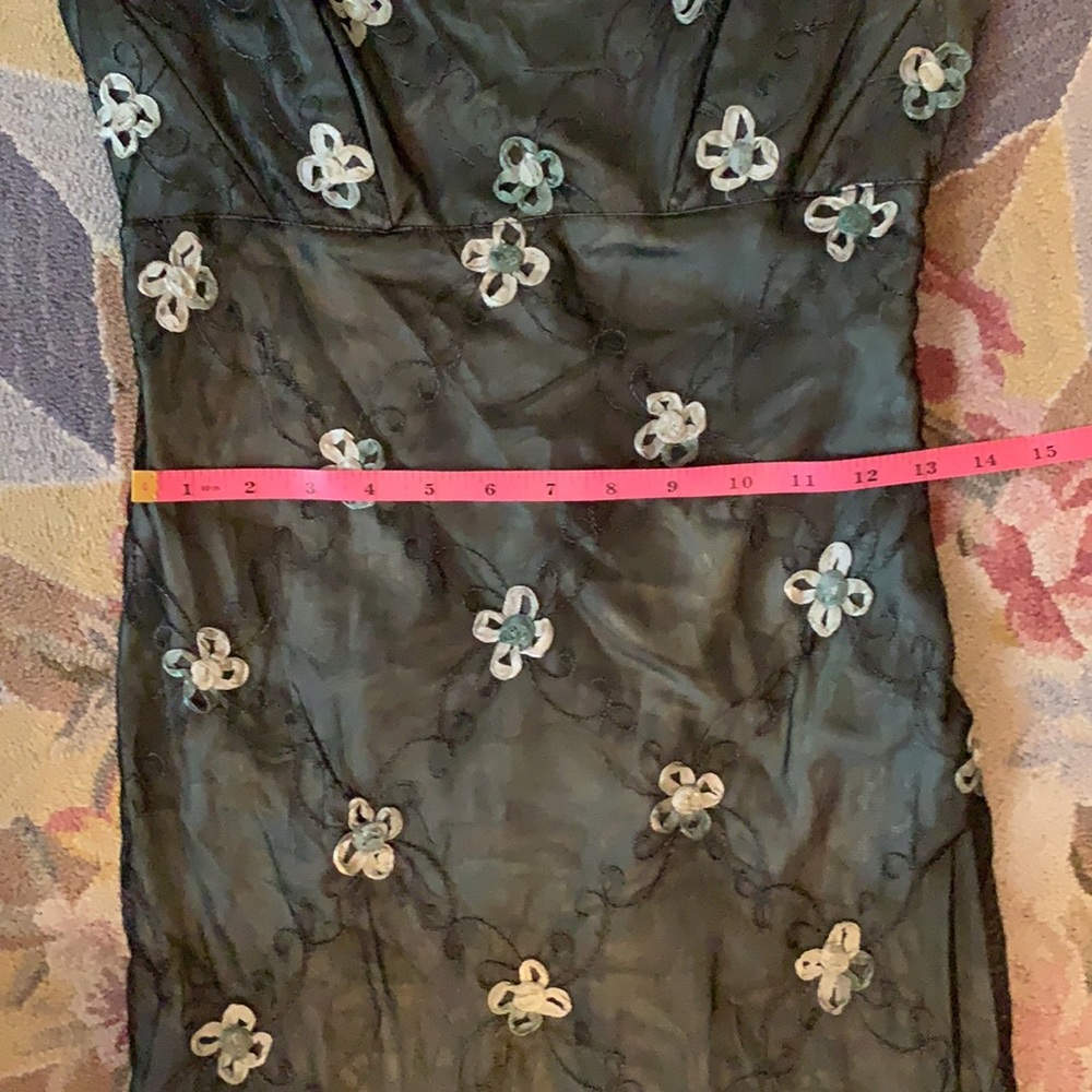 VINTAGE BETSEY JOHNSON MESH COCKTAIL MIDI DRESS 90s Y2K NWT MADMEN S 2 4 - Picture 8 of 11
